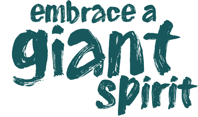 embrace a giant spirit logo